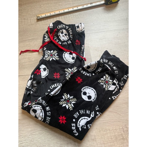 Disney Nightmare Before Christmas Women's cuffed sleep pants joggers small - Picture 1 of 8
